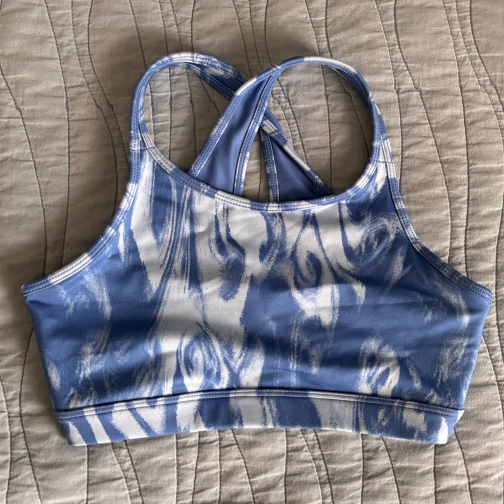 *NWT* Zella Blue Reversible Sports Bra Top